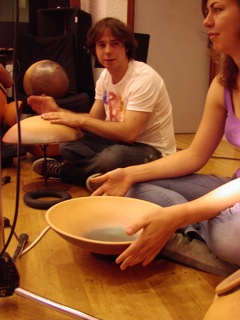 cloche-gong-céramique percussion argile